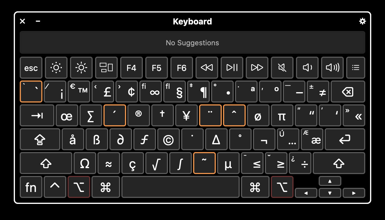 Keyboard input sources preferences on macOS, showing US and British options, highlighting the importance of selecting the correct layout for symbol input.