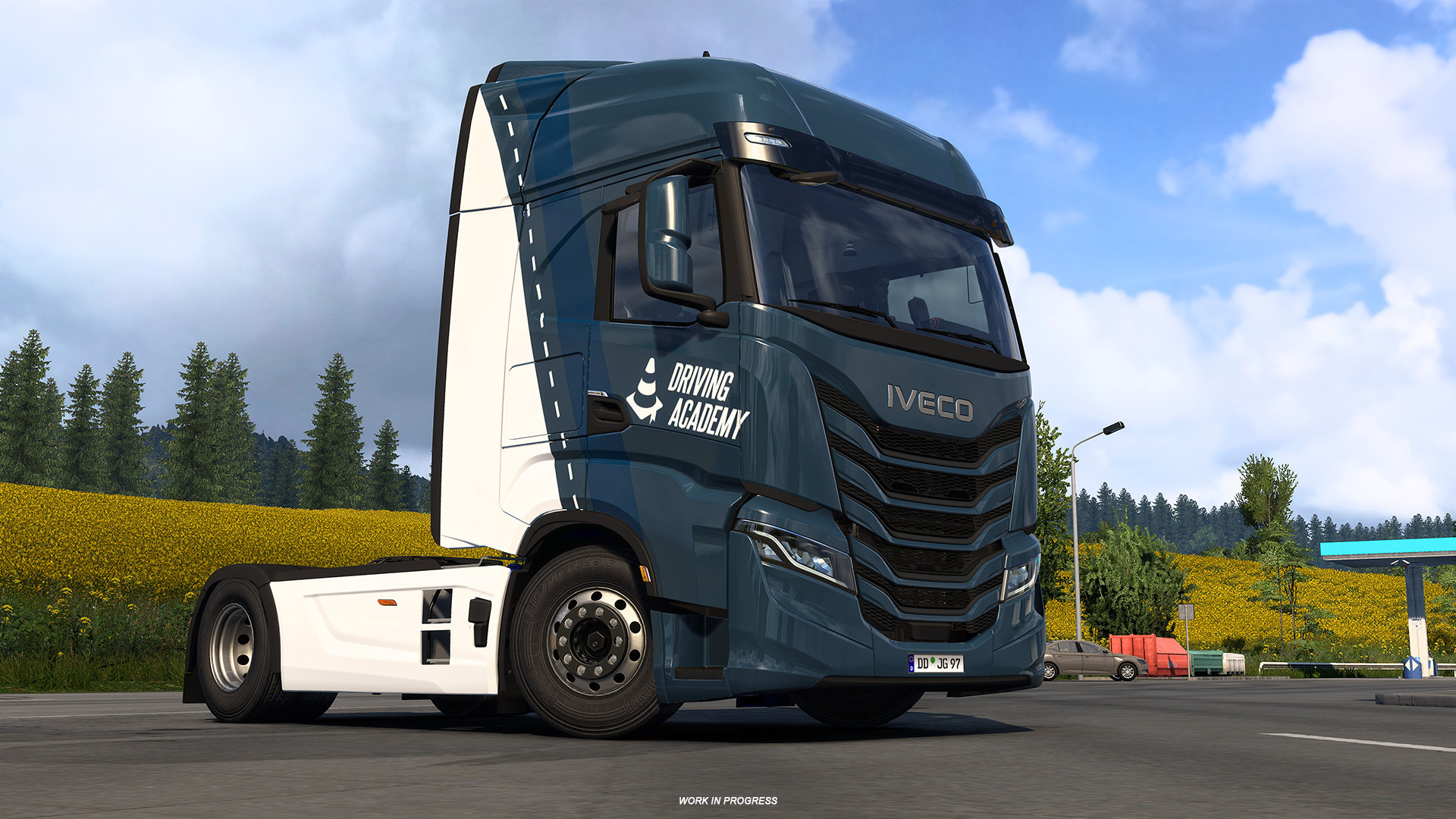 Euro Truck Simulator 2 customizable Driving Academy paint job reward