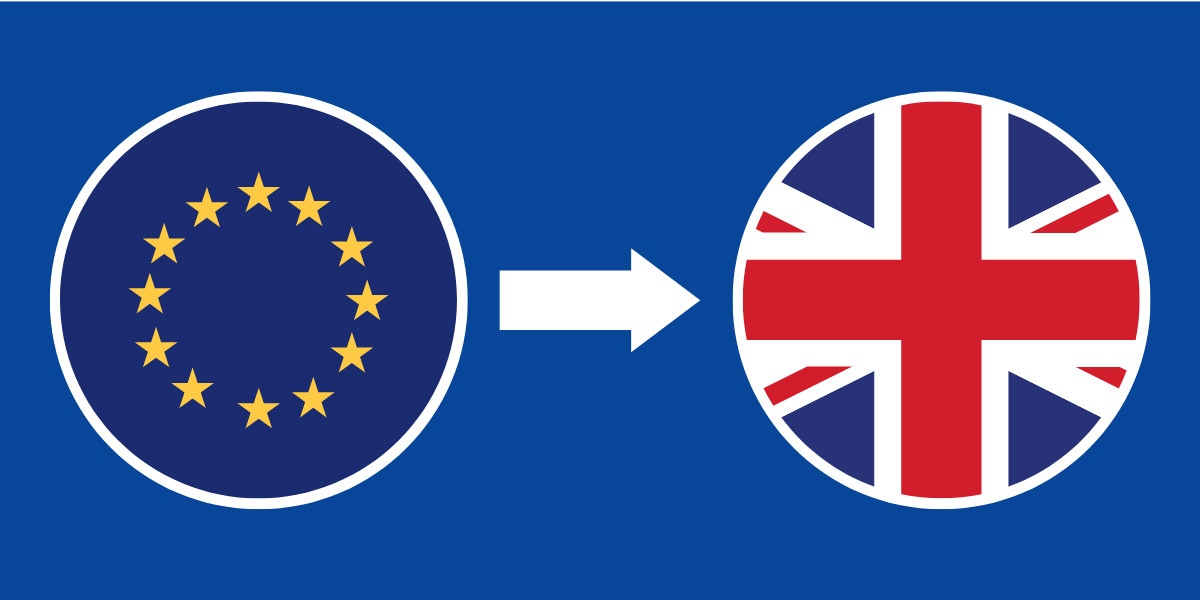EU & UK Flag