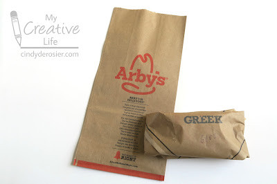 Euro Gyro wrapped in a gyro wrapper