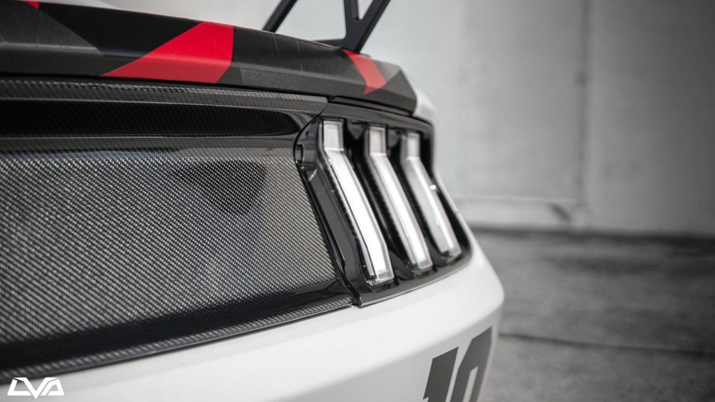 Ford Mustang euro tail lights with bright LED illumination for enhanced safety