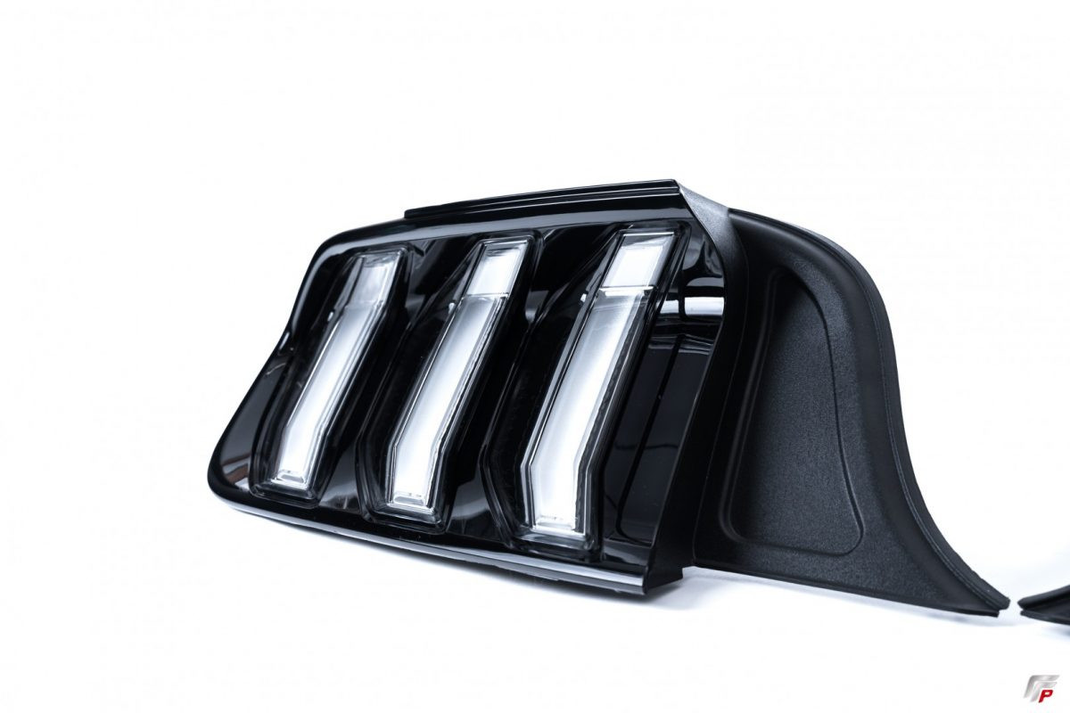 Function Factory Performance showcasing Vland Euro Tail Lights multi-mode feature on a Ford Mustang
