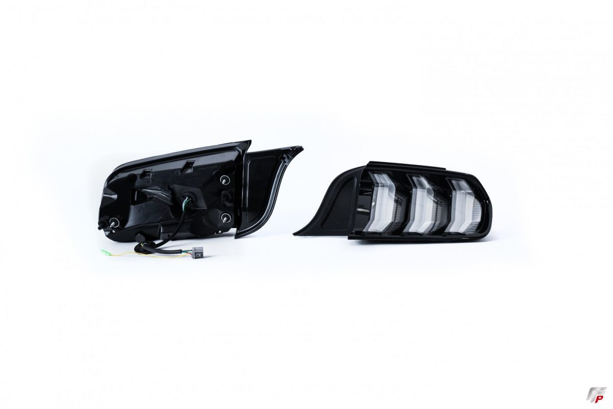 Euro style tail lights plug and play installation for Ford Mustang demonstrated