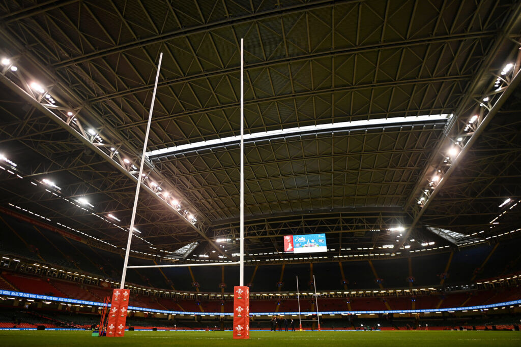 The closed roof of Principality Stadium creates an intense atmosphere for sports events