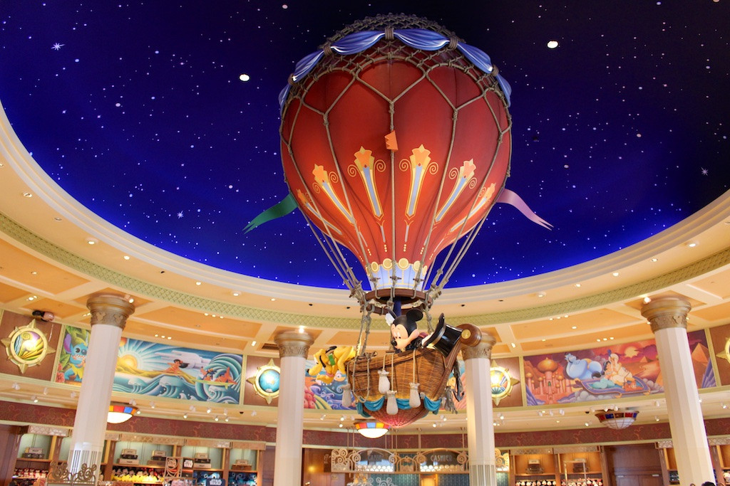 World of Disney Store Interior Display