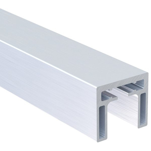 Aluminum Square Cap Rail - Euro Architecture Component