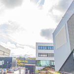 Lighthouse Experience Centre at European XFEL, an interactive space for visitors to explore scientific concepts.