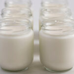 jars of thick and creamy yogurt made with Eurocuisine yogurt maker