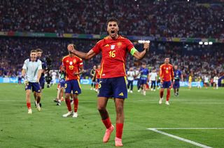 Spain Euro 2024 squad Rodri of Spain celebrates after during the UEFA EURO 2024 semi-final match between Spain v France