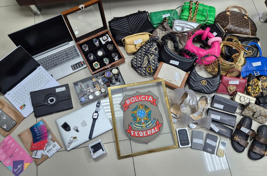 Luxury items seized in Brazil during Operation First Light 2024