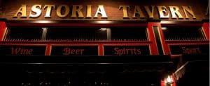 Exterior of Astoria Tavern, one of the best NYC soccer bars