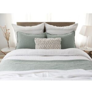 King Bed with Euro Shams