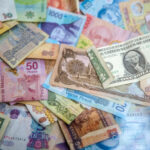 Euro and Dollar banknotes