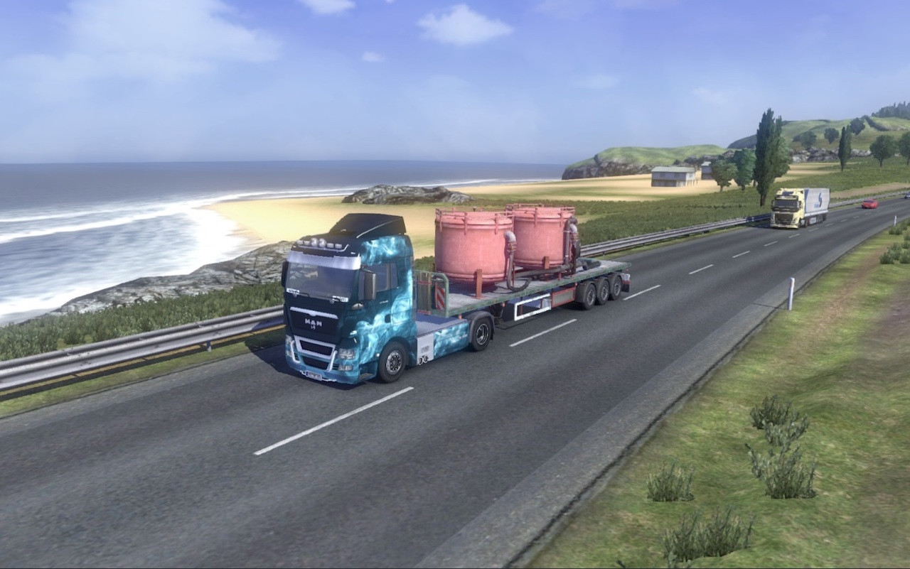 Euro Truck Simulator 2 on the road