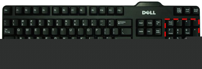 Ensure Number Lock is Enabled