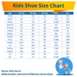 Kids Shoe Size Chart US