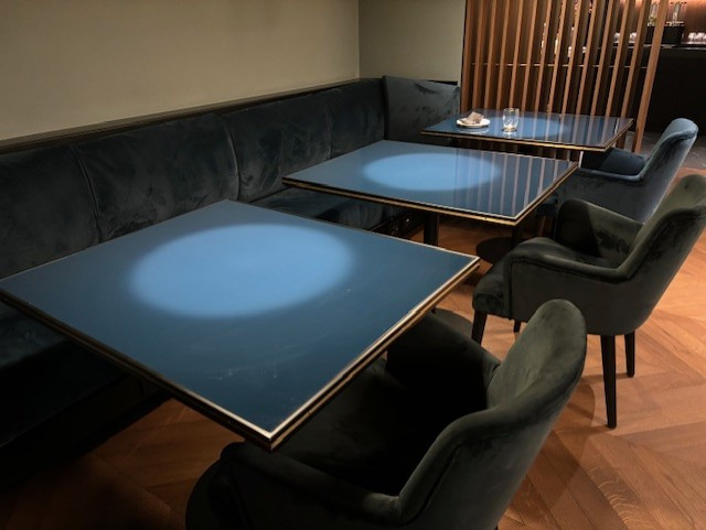 Hilton Rome EUR La Lama Executive Lounge Dining Area